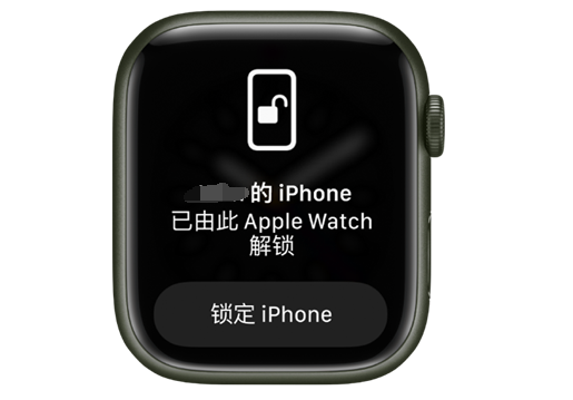 海沧苹果手机维修分享用 AppleWatch 解锁配备面容 ID 的 iPhone方法 